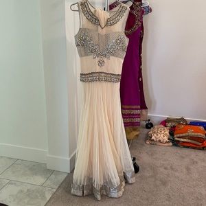 Off white Indian anarkali